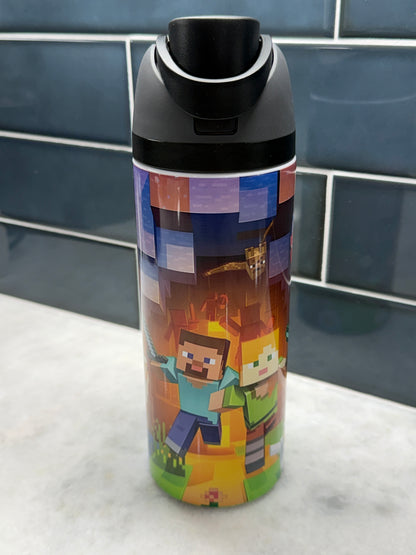 Mincecraft 24oz Owala Style Tumbler