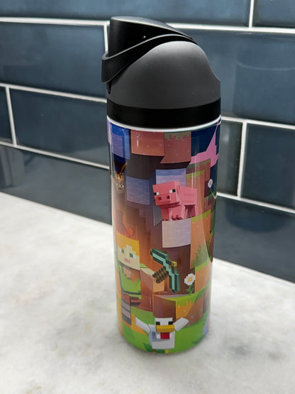 Mincecraft 24oz Owala Style Tumbler