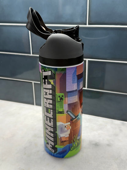 Mincecraft 24oz Owala Style Tumbler