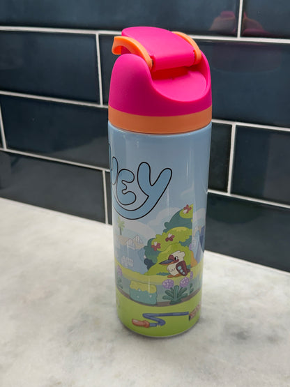 Bluey Pink 24oz Owala Style Tumbler