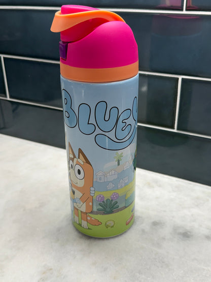 Bluey Pink 24oz Owala Style Tumbler