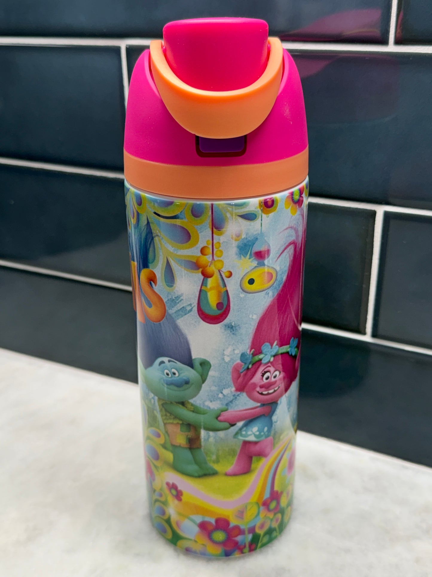 Trolls 24oz Owala Style Tumbler