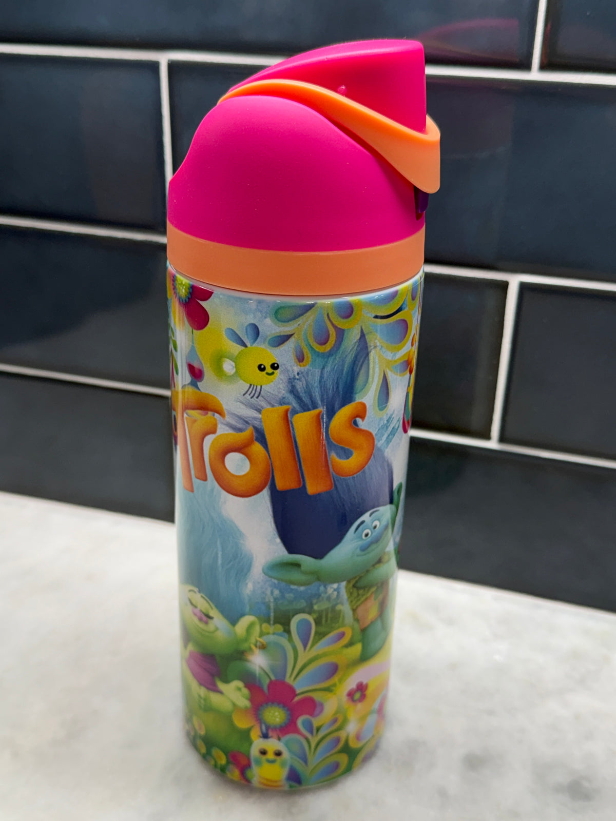 Trolls 24oz Owala Style Tumbler