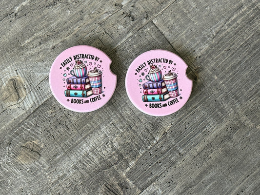 Fantasy Car Coasters | Books and Coffee