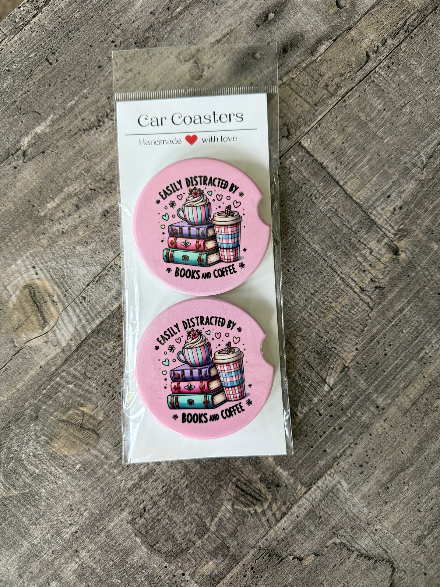 Fantasy Car Coasters | Books and Coffee