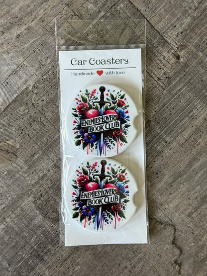 Fantasy Car Coasters | Enemies to Lovers Book Club