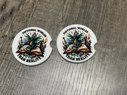 Fantasy Car Coasters | Fictional Worlds Are Better