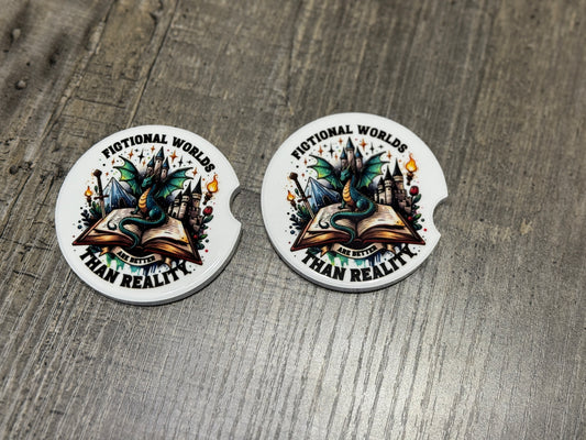 Fantasy Car Coasters | Fictional Worlds Are Better