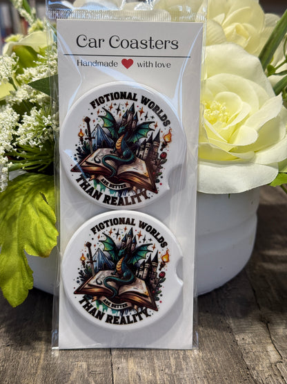 Fantasy Car Coasters | Fictional Worlds Are Better