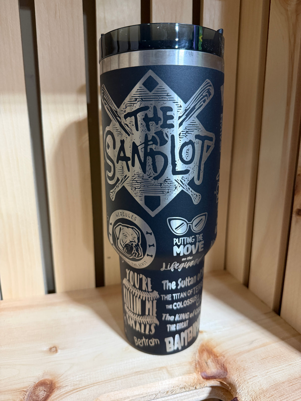 The Sandlot You're Killing Me Smalls engraved tumbler, view 7