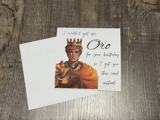 Lightlark | Funny Oro Birthday Card