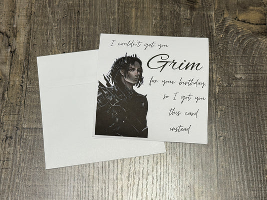 Lightlark | Funny Grim Birthday Card
