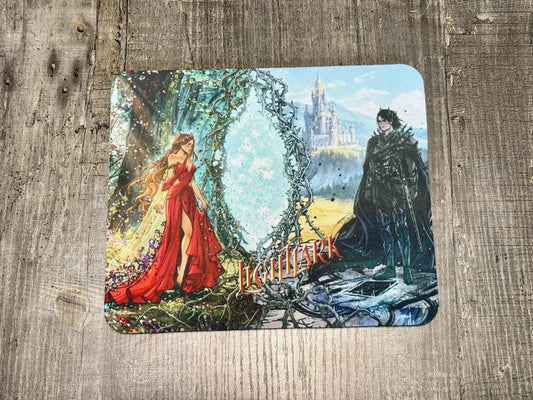 Lightlark Isla & Grim Mouse Pad | Fantasy Book-Inspired Desk Mat