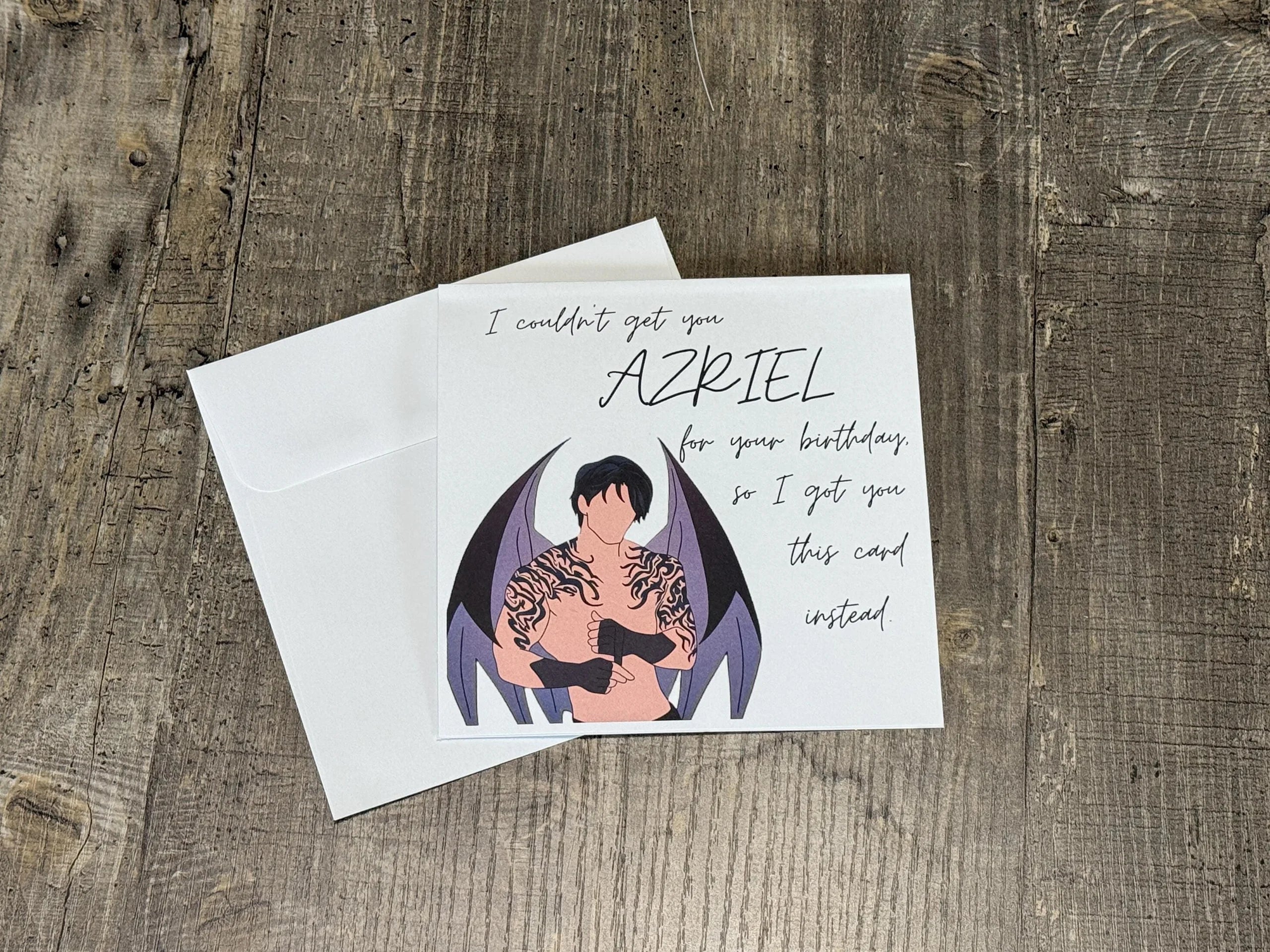 ACOTAR | Azriel Birthday Card
