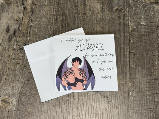 ACOTAR | Azriel Birthday Card