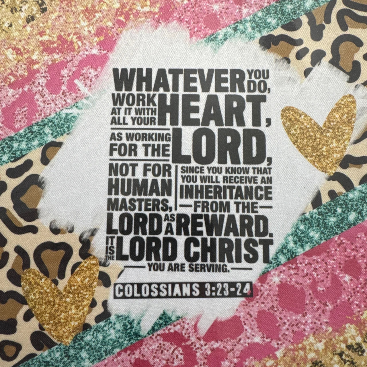 Colossians 3:23 Mousepad