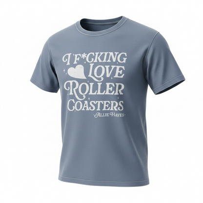 Off Campus Inspired Shirt, Hockey Romance Shirt, Roller Coaster Quote Tee, Bookish Romance Shirt, Reader Gift, Comfort Colors 1717 Graphic Tee