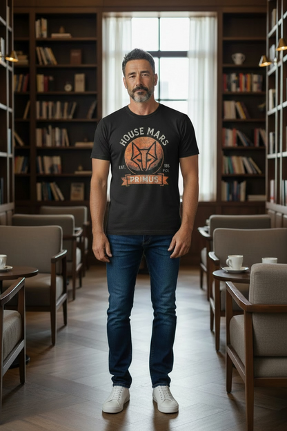House Mars Primus Shirt, Red Rising Inspired T-Shirt, Howler Fan Gift, Sci-Fi Book Shirt, Mars Society Tee, Booktok Reader Gift, Comfort Colors 1717