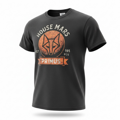 House Mars Primus Shirt, Red Rising Inspired T-Shirt, Howler Fan Gift, Sci-Fi Book Shirt, Mars Society Tee, Booktok Reader Gift, Comfort Colors 1717