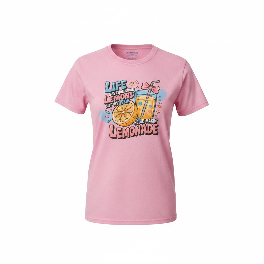 Forest Frank Inspired "My Jesus Be Makin' Lemonade" Shirt | Christian Lemon Tee | Faith Graphic Tee | Cute Summer Jesus Shirt | Comfort Colors