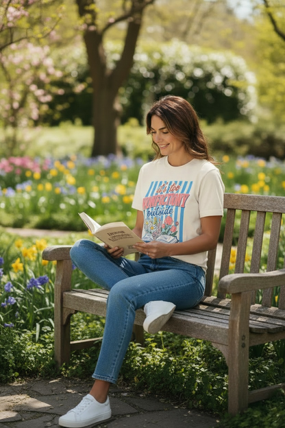It's Too Nonfictiony Outside Shirt, Book Lover Tee, Funny Reader Shirt, Bookish Graphic Tee, Comfort Colors 1717, Bibliophile Gift, Reading Shirt