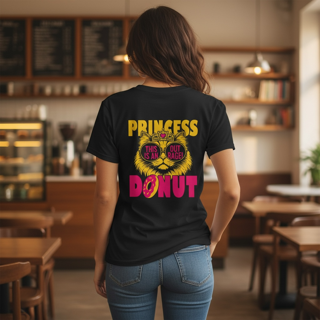 Princess Donut This Is an Outrage Tee, Dungeon Crawler Carl, view 5