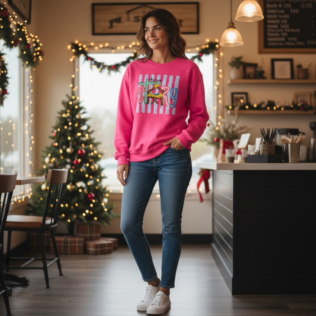 True Story Nativity Christmas Sweatshirt