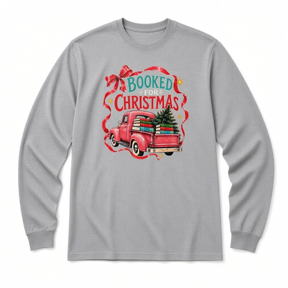 Booked for Christmas Long Sleeve Shirt