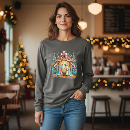 Nativity Christmas Long Sleve Shirt