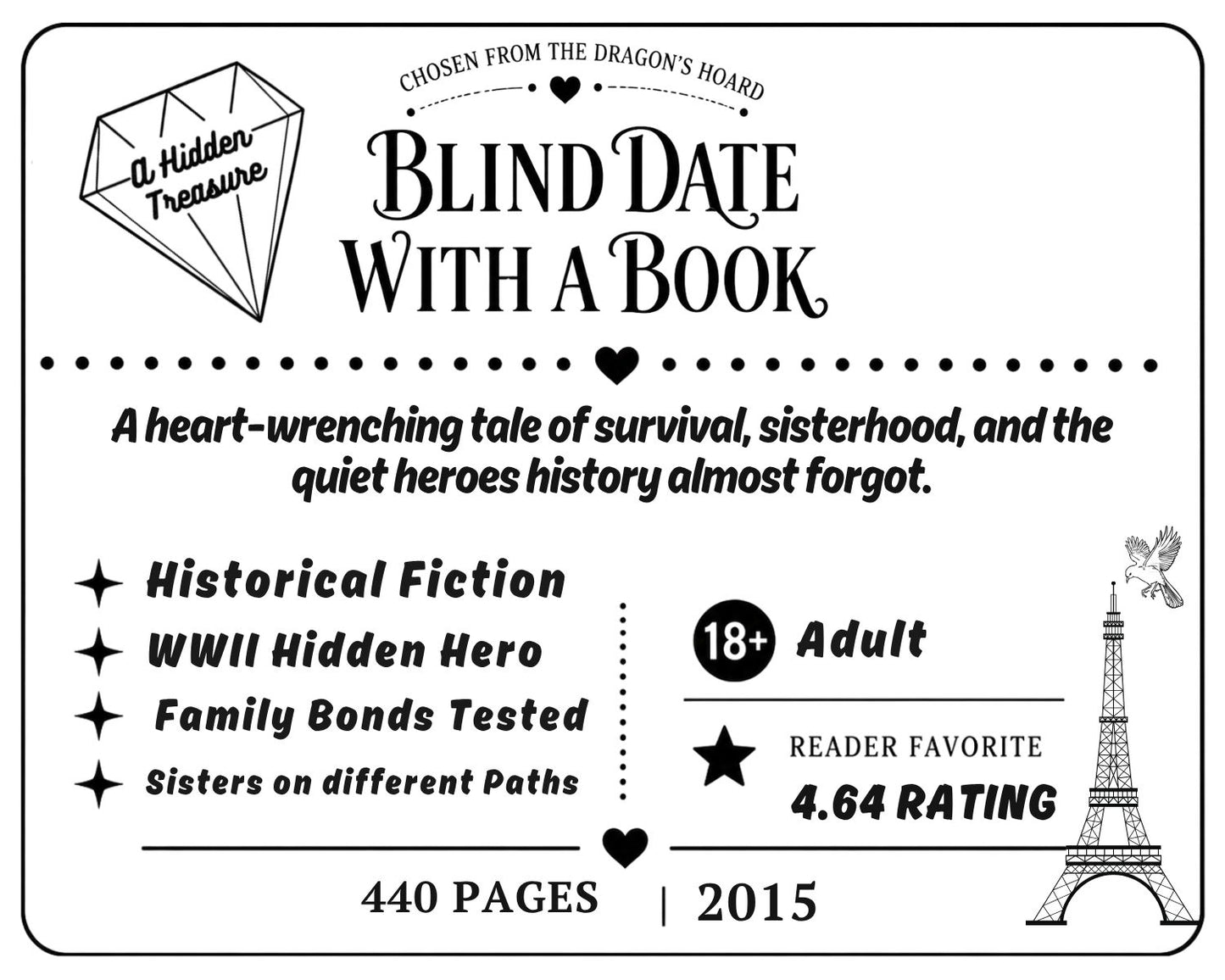 Blind Date With a Book | Surprise Wrapped Book Gift Set with Scrunchie, Stickers & More - Multiple Options to Choose from!