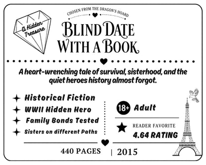 Blind Date With a Book | Surprise Wrapped Book Gift Set with Scrunchie, Stickers & More - Multiple Options to Choose from!