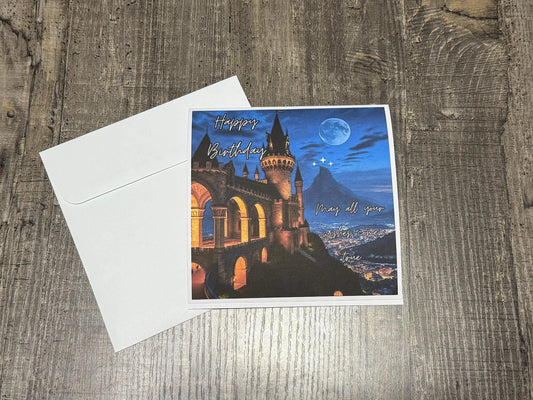 ACOTAR | Fantasy Castle Birthday Card