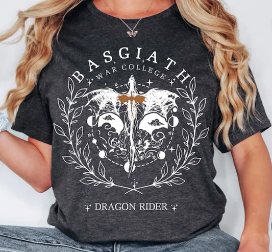 Fourth Wing | Basgiath War College Book T-Shirt
