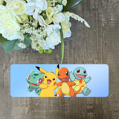 Pokemon Bookmark Set | Starter & Classic Pokemon Design | Anime-Inspired Bookmarks | Gift for Gamers and Kids