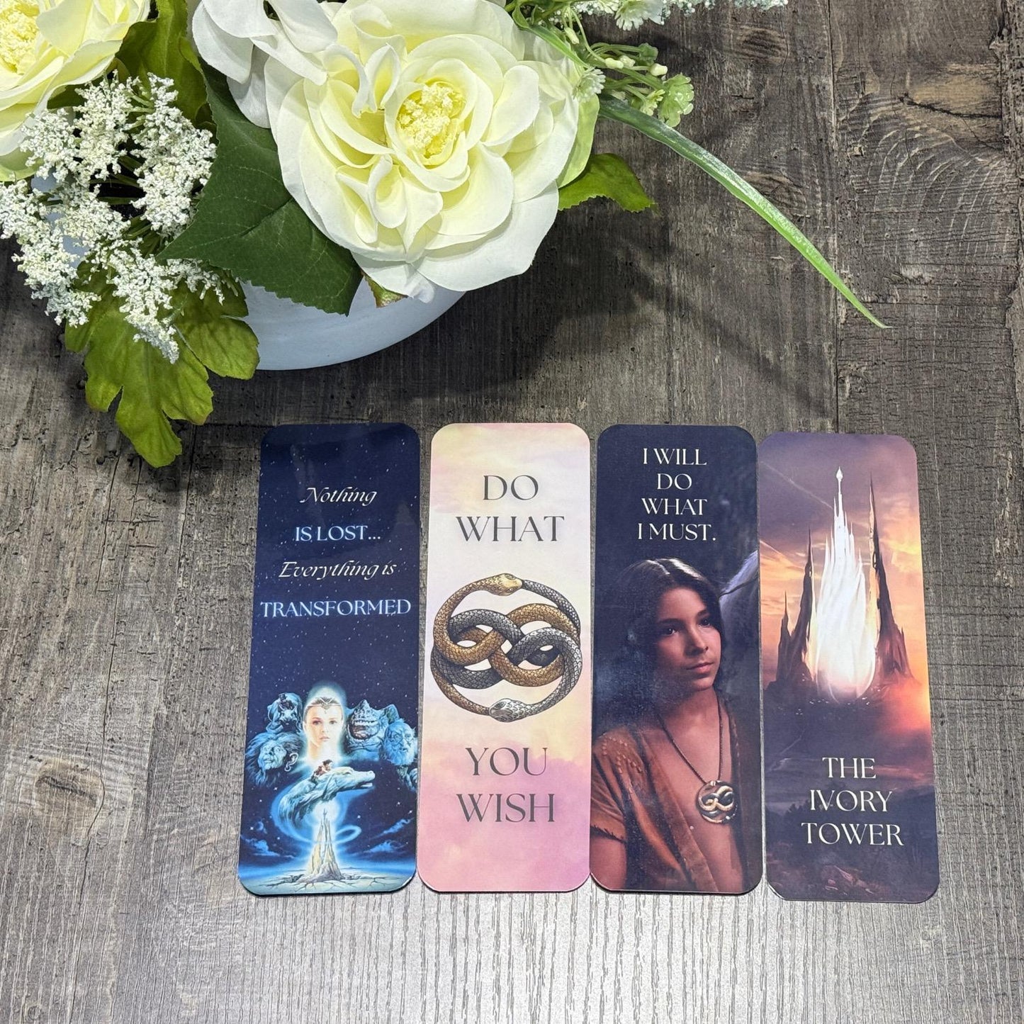 NeverEnding Story Bookmark Set – Fantastical Quotes & Imagery from a Beloved Classic
