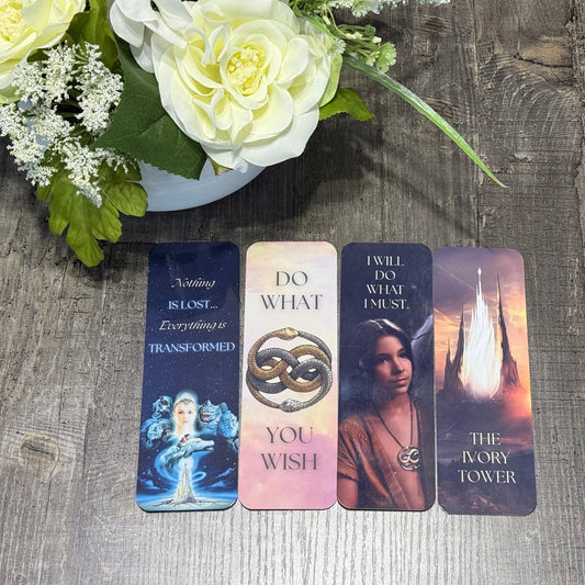 NeverEnding Story Bookmark Set – Fantastical Quotes & Imagery from a Beloved Classic