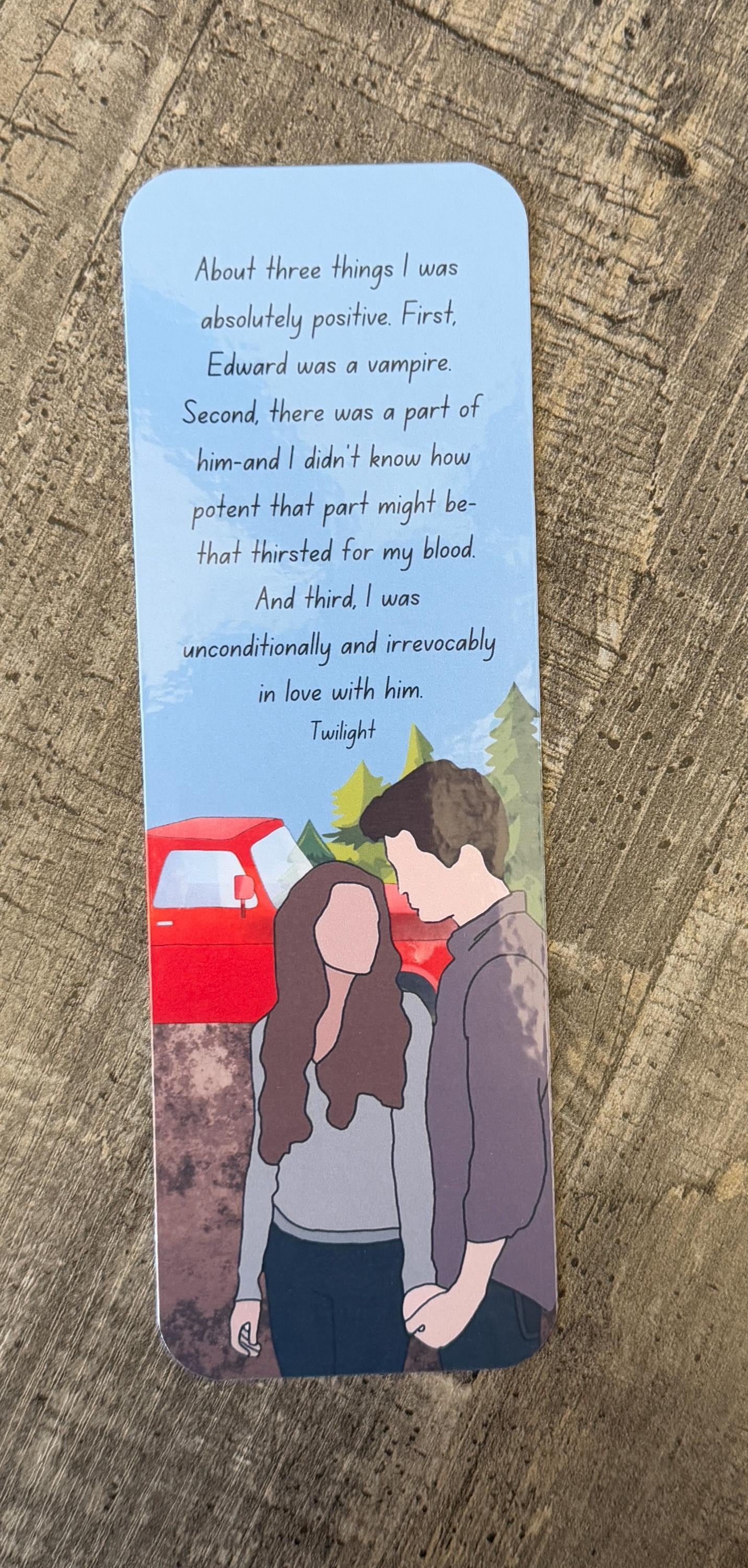 Twilight Themed Bookmarks