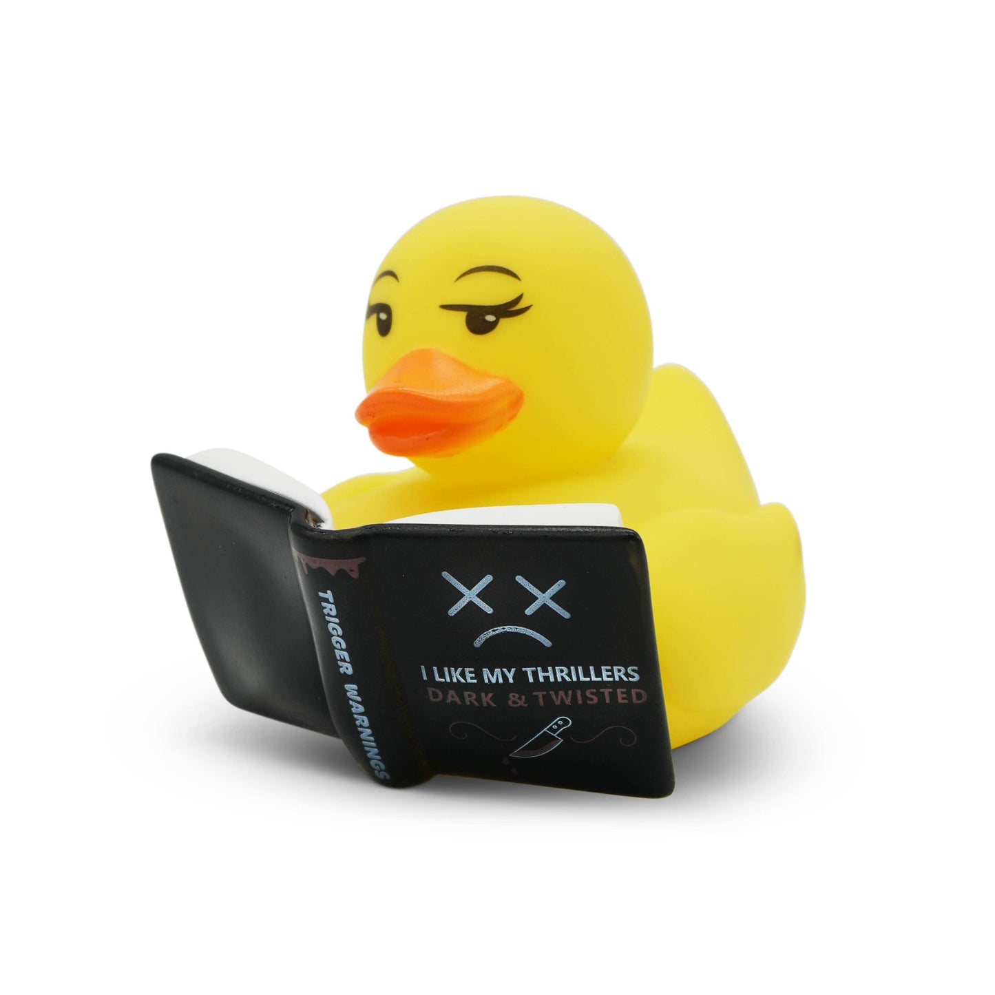 “I Like My Thrillers Dark & Twisted” Rubber Duck