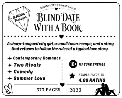 Blind Date With a Book | Surprise Wrapped Book Gift Set with Scrunchie, Stickers & More - Multiple Options to Choose from!