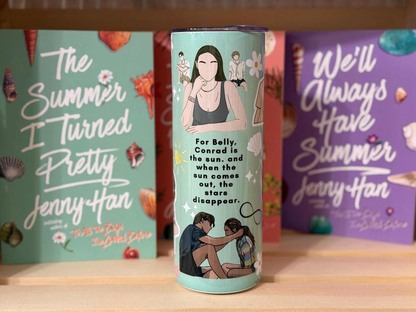Summer I Turned Pretty Tumbler | “Conrad Is the Sun” Quote | TSITP Fan Art Gift for Book Lovers