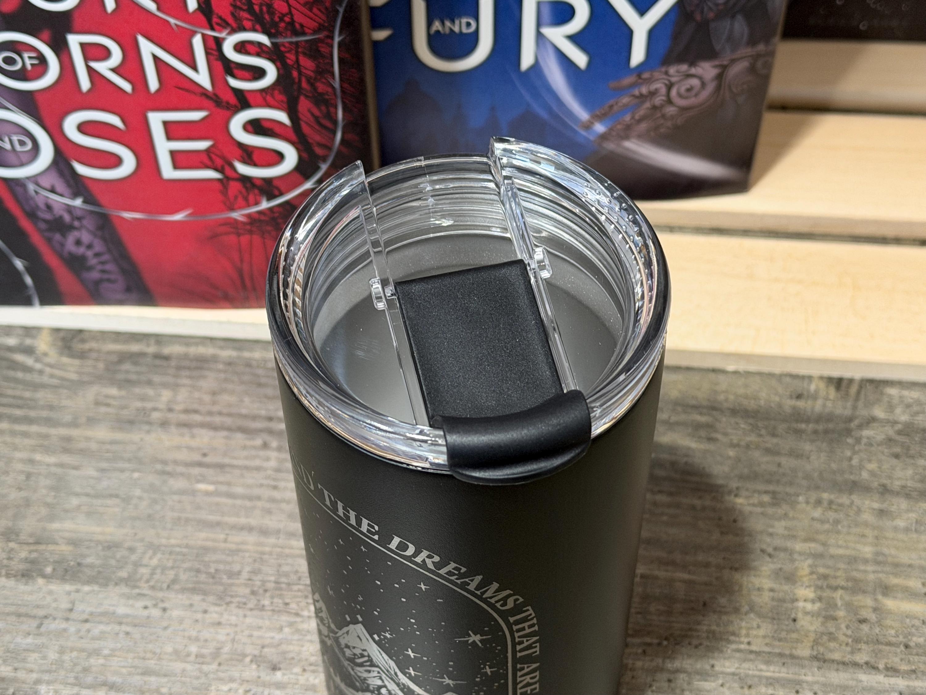 ACOTAR Inspired Can Cooler & 14oz Tumbler | 4-in-1 Fantasy Bookish Drinkware | Romantasy Gift