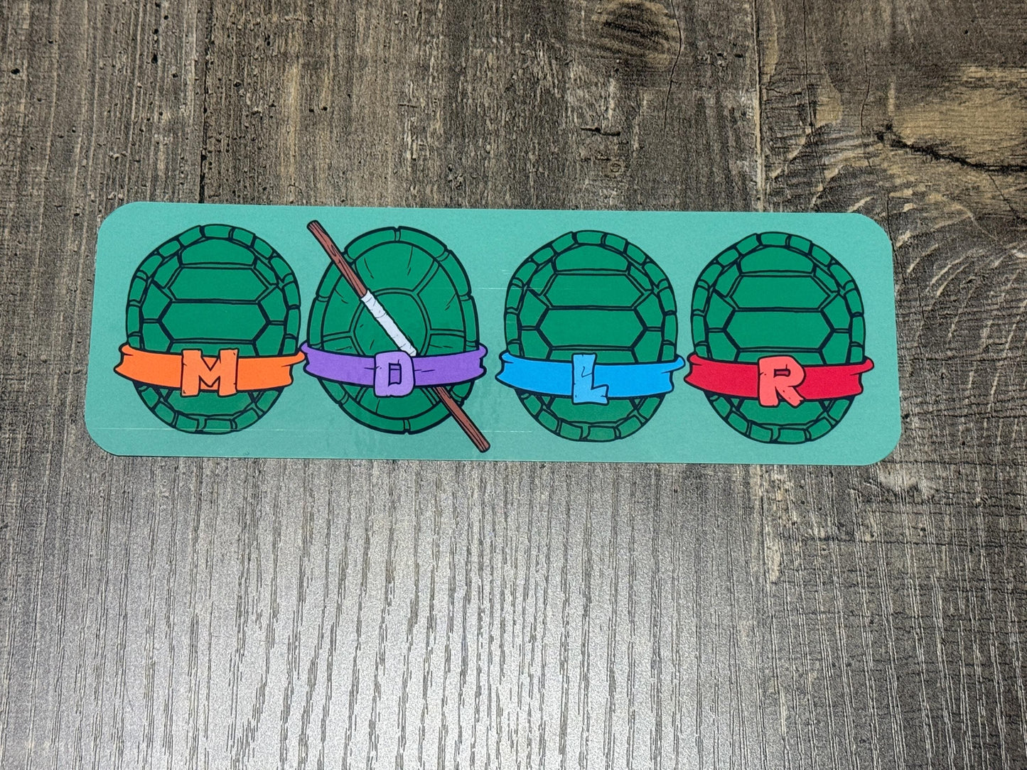 TMNT-Inspired Bookmark Set – Retro Ninja Turtle Fan Art Bookmarks
