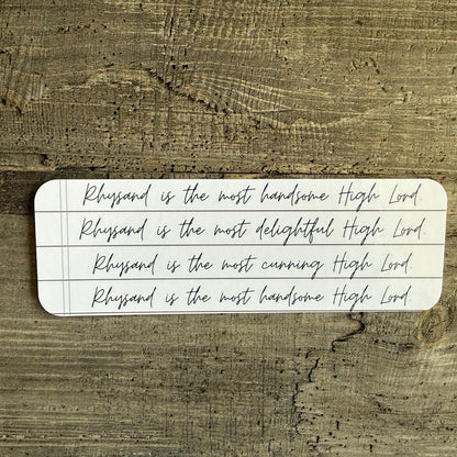 A Court of Thorns and Roses (ACOTAR) Bookmarks