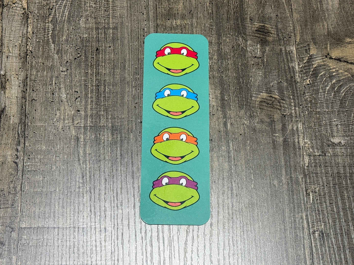 TMNT-Inspired Bookmark Set – Retro Ninja Turtle Fan Art Bookmarks