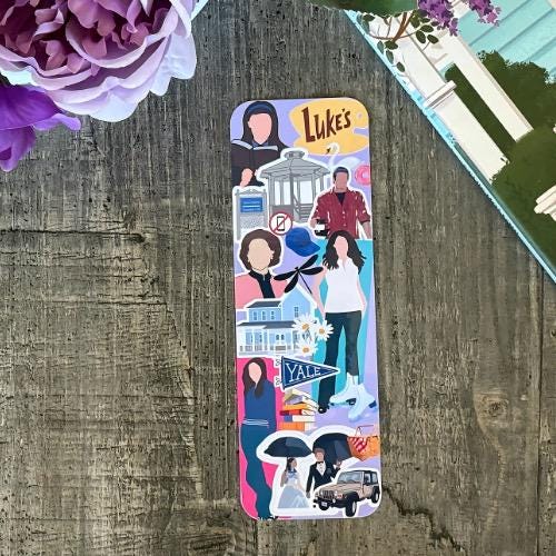 Gilmore Girls Bookmark Set | Team Dean, Jess, Logan | Luke’s Diner & Stars Hollow | TV Show-Inspired Bookmarks