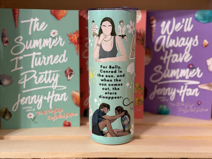 Summer I Turned Pretty Tumbler | “Conrad Is the Sun” Quote | TSITP Fan Art Gift for Book Lovers
