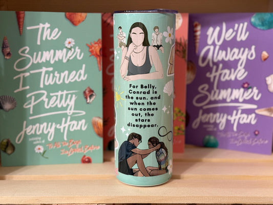 Summer I Turned Pretty Tumbler | “Conrad Is the Sun” Quote | TSITP Fan Art Gift for Book Lovers