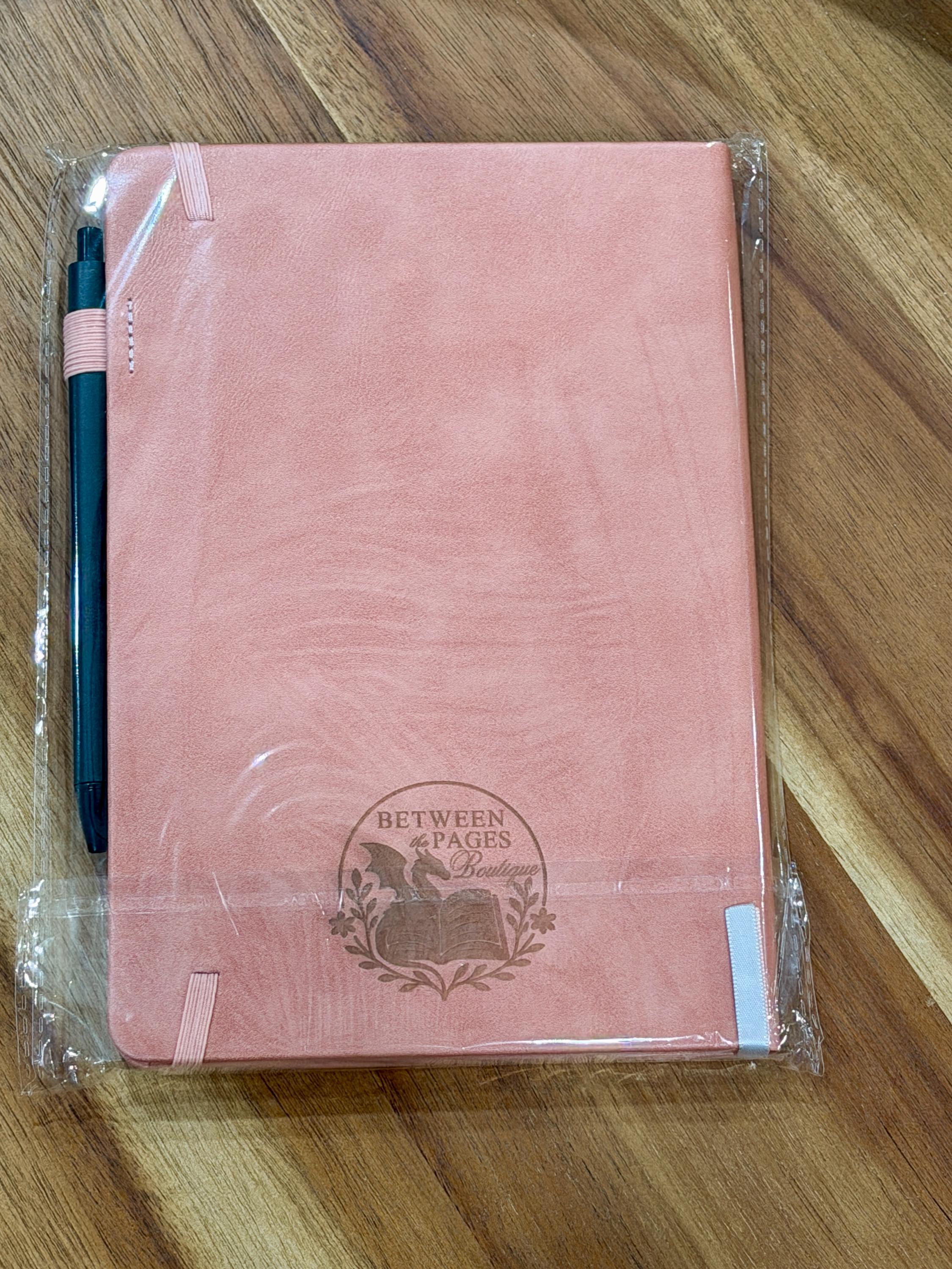 You Do Not Yield Leather Journal | Throne of Glass Inspired Notebook | Pink A5 Fantasy Journal | Bookish Gift for Readers Writers