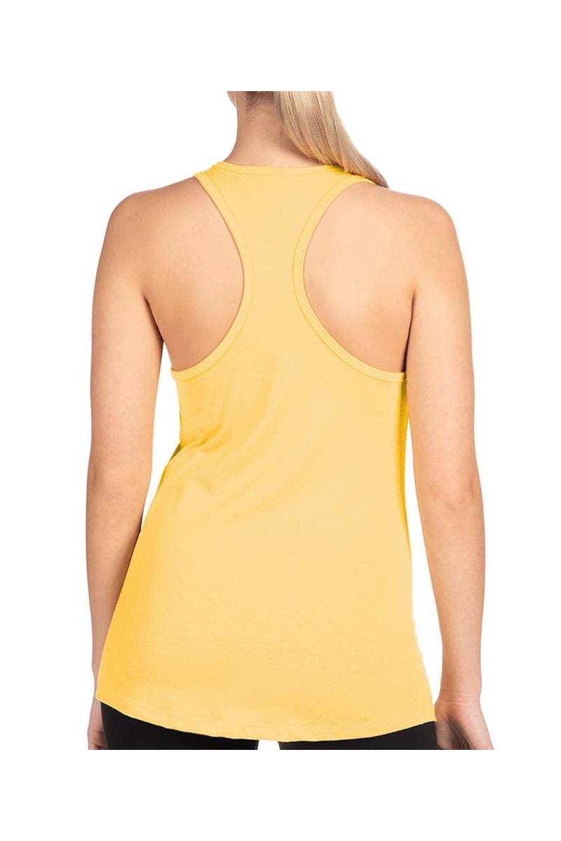 Books and Coffee Graphic Racerback Tank