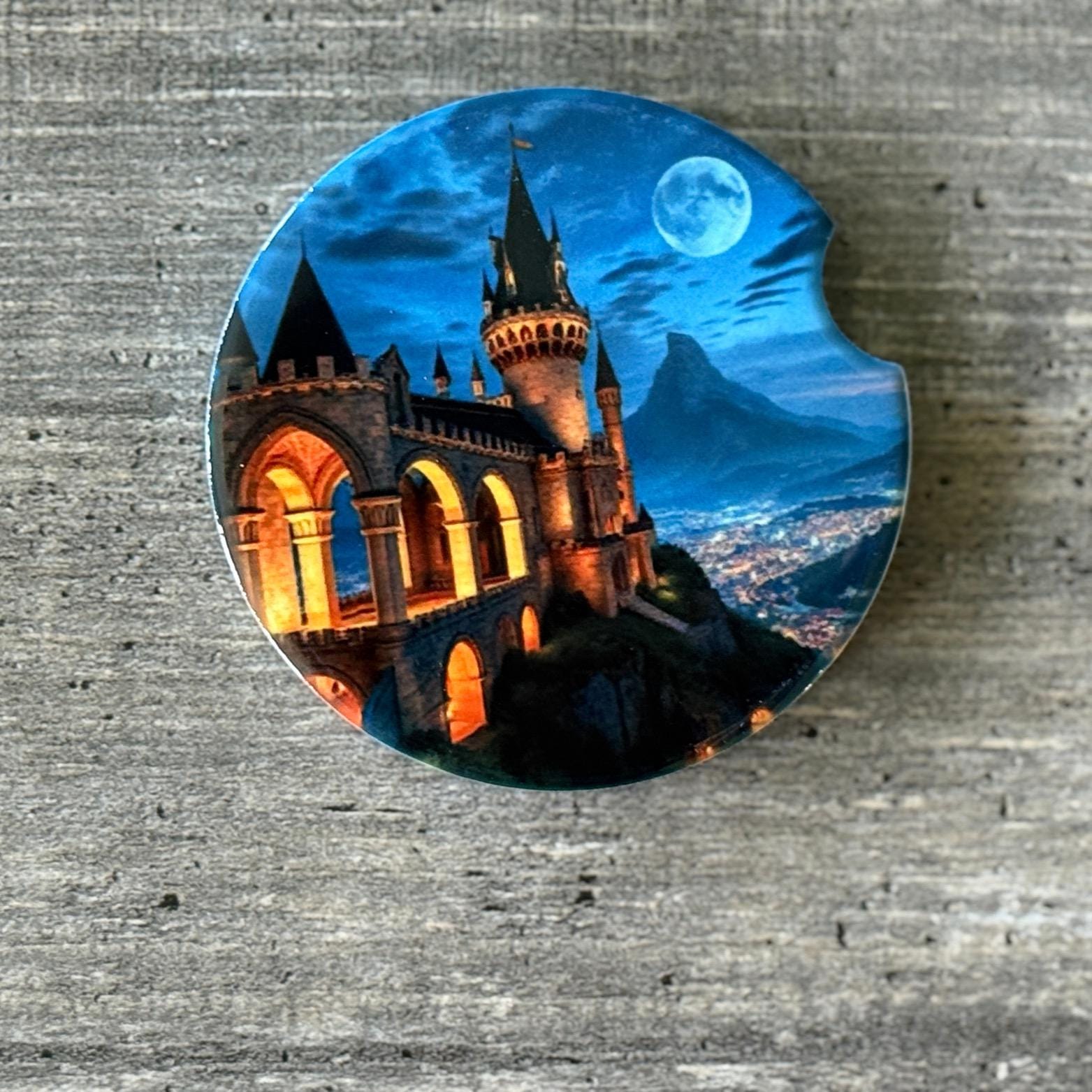 ACOTAR-Inspired Car Coasters – Set of 2 - Chapter 55, Night Court & Feyre + Rhysand Designs